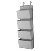 image:imageDelta Children 4 Pocket Over The Door Hanging Organizer Easy StorageOrganization Solution  Versatile and Accessible in Any Room in the House BeigeDove Grey