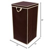 image:imageDelta Children Enterprise Tall Nursery Clothing Hamper ChocolateChocolate