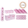 image:imageDelta Children Nursery Storage 48 Piece Set  Easy StorageOrganization Solution  Keeps Bedroom Nursery amp Closet Clean BeigeBarely Pink
