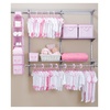 image:imageDelta Children Nursery Storage 48 Piece Set  Easy StorageOrganization Solution  Keeps Bedroom Nursery amp Closet Clean BeigeBarely Pink