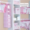 image:imageDelta Children Nursery Storage 48 Piece Set  Easy StorageOrganization Solution  Keeps Bedroom Nursery amp Closet Clean BeigeBarely Pink