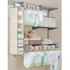image:imageDelta Children Nursery Storage 48 Piece Set  Easy StorageOrganization Solution  Keeps Bedroom Nursery amp Closet Clean BeigeBeige