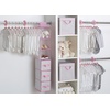 image:imageDelta Children Nursery Storage 48 Piece Set  Easy StorageOrganization Solution  Keeps Bedroom Nursery amp Closet Clean BeigeInfinity Pink