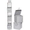 image:imageDelta Children Nursery Storage 48 Piece Set  Easy StorageOrganization Solution  Keeps Bedroom Nursery amp Closet Clean Dove Grey
