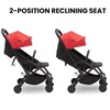 image:imageJeep Breeze Stroller by Delta Children  Lightweight Stroller Features Compact OneHand Fold Oversized Canopy Recline and Shock Absorbing Frame Wildwood