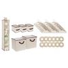 image:imageDelta Children Nursery Storage 48 Piece Set  Easy StorageOrganization Solution  Keeps Bedroom Nursery amp Closet Clean BeigeBeige