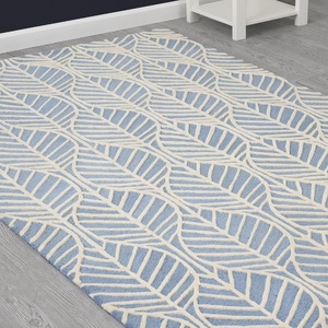 image:imageDelta Children HandTufted 100 Wool Area Rug 5x8 Colored SprinklesBlue Palm