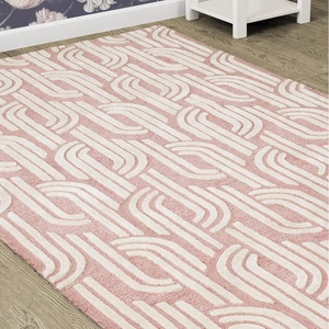 image:imageDelta Children HandTufted 100 Wool Area Rug 5x8 Colored SprinklesRose Links
