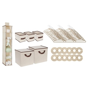 image:imageDelta Children Nursery Storage 48 Piece Set  Easy StorageOrganization Solution  Keeps Bedroom Nursery amp Closet Clean BeigeBeige