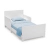 image:imageDelta Children MySize Wood Toddler Bed  Greenguard Gold Certified Dark ChocolateBianca White