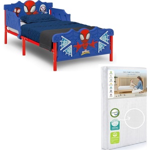 image:imageDelta Children 3D Toddler Bed amp Mattress Bluey  2Piece Toddler Furniture Set Includes Toddler Bed with Guardrails  Waterproof Toddler Mattress GREENGUARD Gold CertifiedSpidey and His Amazing Friends