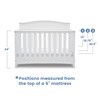 image:imageDelta Children Emery 4in1 Convertible Baby Crib  Greenguard Gold Certified Dark ChocolateWhite