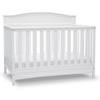 image:imageDelta Children Emery 4in1 Convertible Baby Crib  Greenguard Gold Certified Dark ChocolateWhite