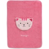 image:imageDelta Children Personalized Sherpa Throw Blanket with Storage Pocket for Kids Magenta CatMagenta Cat