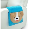 image:imageDelta Children Personalized Sherpa Throw Blanket with Storage Pocket for Kids Magenta CatTeal Dog