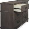 image:imageDelta Children Simmons Kids Asher 6 Drawer Dresser with Changing Top Fully Assembled Rustic Greenguard Gold Certified Rustic GreyRustic Grey
