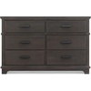 image:imageDelta Children Simmons Kids Asher 6 Drawer Dresser with Changing Top Fully Assembled Rustic Greenguard Gold Certified Rustic GreyRustic Grey