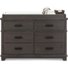 image:imageDelta Children Simmons Kids Asher 6 Drawer Dresser with Changing Top Fully Assembled Rustic Greenguard Gold Certified Rustic GreyRustic Grey