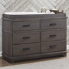 image:imageDelta Children Simmons Kids Asher 6 Drawer Dresser with Changing Top Fully Assembled Rustic Greenguard Gold Certified Rustic GreyRustic Grey