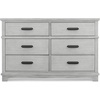 image:imageDelta Children Simmons Kids Asher 6 Drawer Dresser with Changing Top Fully Assembled Rustic Greenguard Gold Certified Rustic GreyRustic Mist