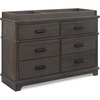 image:imageDelta Children Simmons Kids Asher 6 Drawer Dresser with Changing Top Fully Assembled Rustic Greenguard Gold Certified Rustic GreyRustic Grey