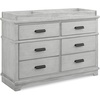 image:imageDelta Children Simmons Kids Asher 6 Drawer Dresser with Changing Top Fully Assembled Rustic Greenguard Gold Certified Rustic GreyRustic Mist