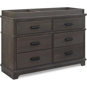 image:imageDelta Children Simmons Kids Asher 6 Drawer Dresser with Changing Top Fully Assembled Rustic Greenguard Gold Certified Rustic GreyRustic Grey