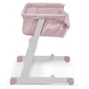 image:imageGAP babyGap Whisper Bedside Bassinet Sleeper with Breathable Mesh and Adjustable Heights  Lightweight Portable Crib  Made with Sustainable Materials Pink StripesPink Stripes