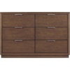 image:imageDelta Children Forever 6 Drawer Dresser Fully Assembled  Naturals Collection Teak BrownTeak Brown