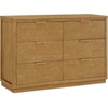 image:imageDelta Children Forever 6 Drawer Dresser Fully Assembled  Naturals Collection Teak BrownAcorn
