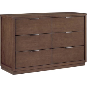 image:imageDelta Children Forever 6 Drawer Dresser Fully Assembled  Naturals Collection Teak BrownTeak Brown