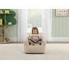 image:imageDelta Children  Serta Kids Plush Barrel Toddler Chair Soft Foam Chair Bean Bag Chair Alternative for Boys and Girls Cozy Seat for Reading Watching Cartoons Playroom Nursery Bedroom SageCream