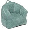 image:imageDelta Children  Serta Kids Plush Barrel Toddler Chair Soft Foam Chair Bean Bag Chair Alternative for Boys and Girls Cozy Seat for Reading Watching Cartoons Playroom Nursery Bedroom SageSage