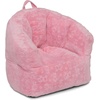image:imageDelta Children  Serta Kids Plush Barrel Toddler Chair Soft Foam Chair Bean Bag Chair Alternative for Boys and Girls Cozy Seat for Reading Watching Cartoons Playroom Nursery Bedroom SagePink
