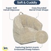 image:imageDelta Children  Serta Kids Plush Barrel Toddler Chair Soft Foam Chair Bean Bag Chair Alternative for Boys and Girls Cozy Seat for Reading Watching Cartoons Playroom Nursery Bedroom SageCream
