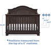 image:imageDelta Children Simmons Kids Asher 6in1 Convertible Crib with Toddler Rail Rustic GreyRustic Grey