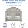image:imageDelta Children Simmons Kids Asher 6in1 Convertible Crib with Toddler Rail Rustic GreyRustic Mist
