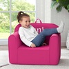 image:imageDelta Children Cozee Chair Foam Kids Chair for Ages 18 Months and Up IndigoHot Pink