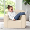 image:imageDelta Children Cozee Chair Foam Kids Chair for Ages 18 Months and Up IndigoOatmeal