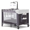 image:imageDelta Children LX Deluxe Portable Baby Play Yard With Removable Bassinet and Changing Table EclipseEclipse
