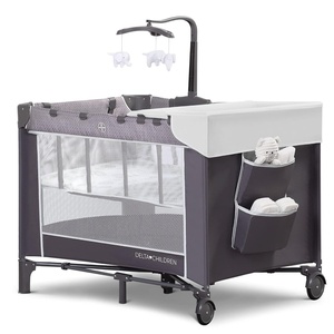 image:imageDelta Children LX Deluxe Portable Baby Play Yard With Removable Bassinet and Changing Table EclipseEclipse